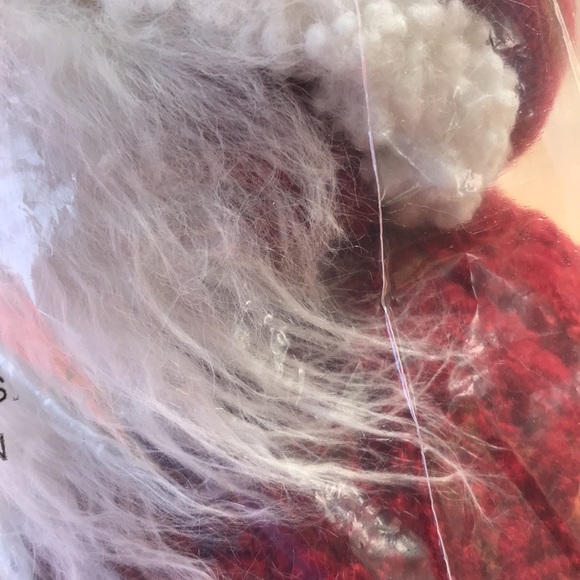 Pottery Barn Cuddly Teddy Bear Fur Bearded Jolly Santa Christmas Pillow 🎅🏻🎄 - Picture 13 of 16